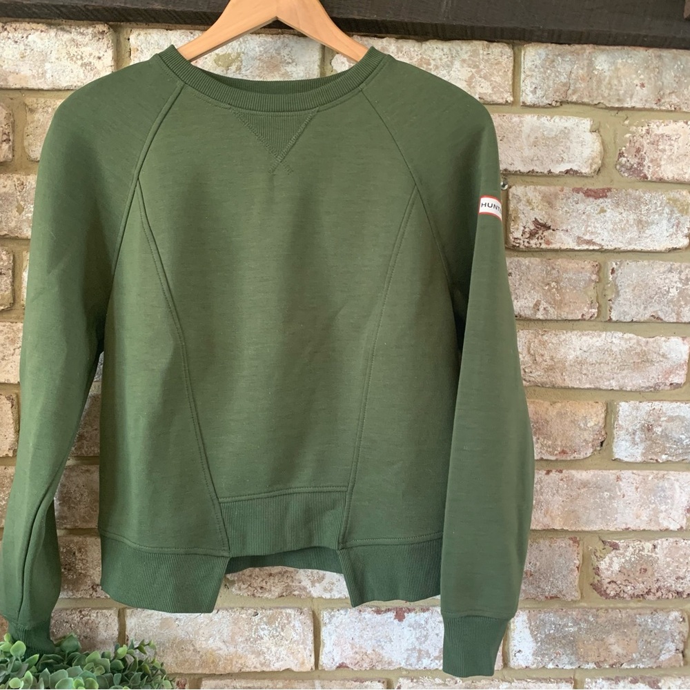 Hunter for Target | Olive Green Crewneck Sweatshirt | Small